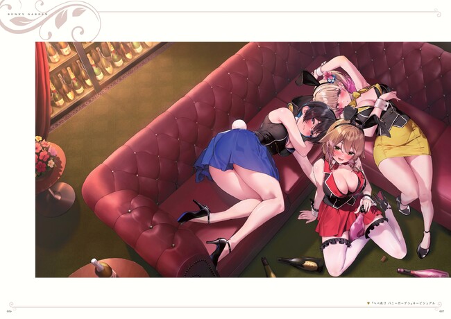 眼福すぎる！ 『バニーガーデン＆へべれけ ばにーがーでん』公式イラスト集が本日3月27日発売!!