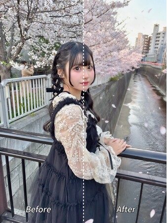 Meituに桜を「満開」にする新機能が登場。開花状況に左右されない理想の春ショットを実現する「桜エフェクト」をリリース