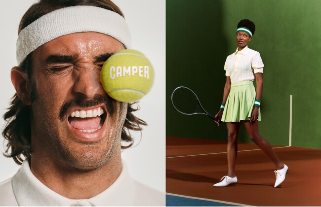 「CAMPER（カンペール）」テニスカルチャーから着想を得た2026SSコレクション発売