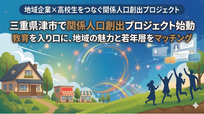 地域企業×高校生の“接点”を設計--三重県津市で、教育を入口にした関係人口創出プロジェクト始動
