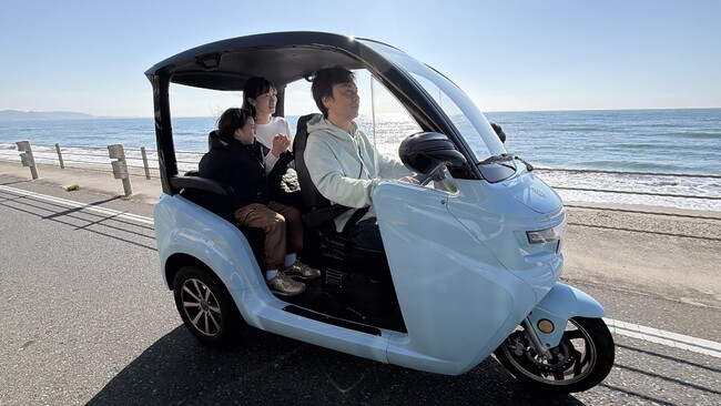 観光地発・街乗り対応の電動トゥクトゥク Emobi 車両販売を正式開始・試乗会も開催