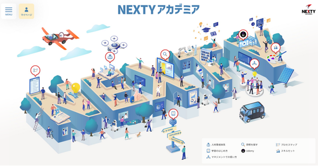 社内向け学習プラットフォーム「NEXTYアカデミア」を開設