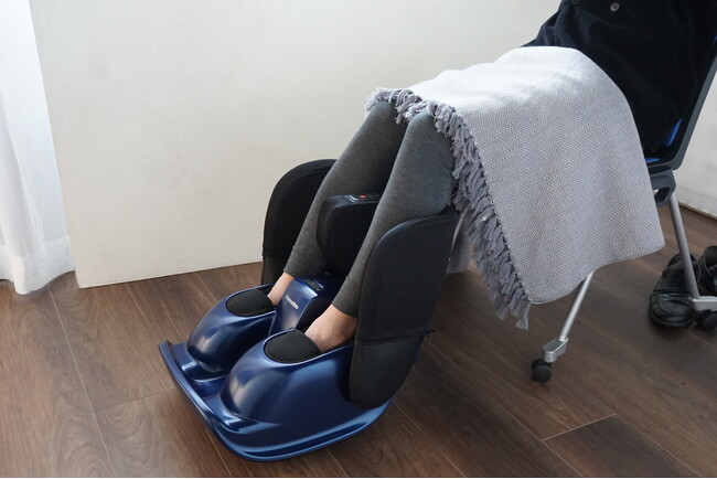 歩き疲れ・立ち仕事・在宅ワークの脚を整えるフットマッサージ器「健脚名人」新発売