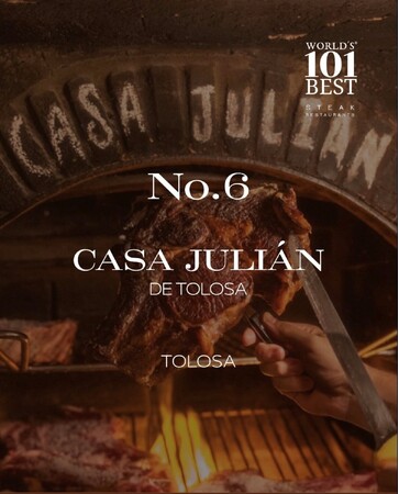 ★世界6位に入賞★スペイン“チュレタ”の名店「Casa Julian（カサフリアン）」世界のステーキレストラン101軒 2026年度 6位に入賞