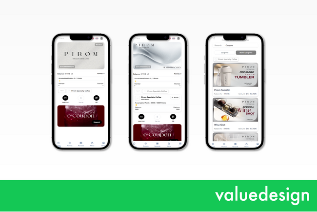 バリューデザイン・タイ、フェアトレードの理念に根差したコーヒーを提供する「PIROM Specialty Coffee & Wine」へ独自PayとモバイルCRMサービスを提供