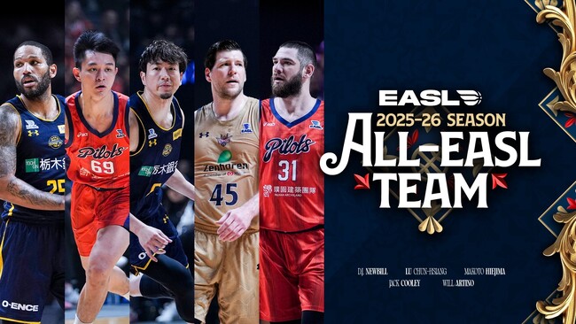 EASL、2025-26 シーズン Awards受賞者を発表