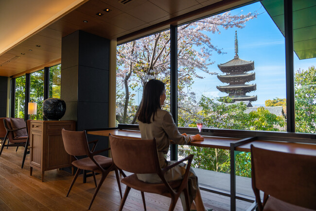 【ザ・ホテル青龍 京都清水】桜をテーマにした「Spring SAKURA Lounge 」開催