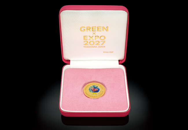 GREEN×EXPO 2027公式ライセンス商品　公式ライセンス商品初となる純金製メダル「EXPO2027 トゥンクトゥンク メダル K24 15g」4月1日より販売開始
