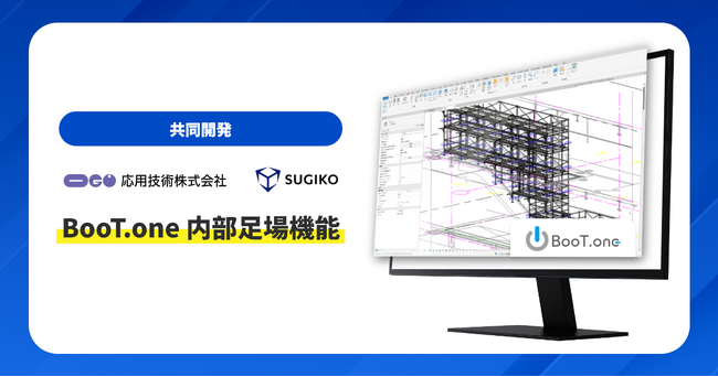 応用技術とSUGIKOが共同開発、Autodesk Revitアドイン「BooT.one」の内部足場機能をリリース