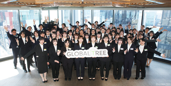 【2026年度入社式】福祉の枠を超え多角的な支援を展開するGLOBALTREE GROUP、62名の新入社員と新たな一歩