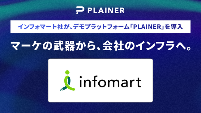 株式会社インフォマートが、デモプラットフォーム「PLAINER」を導入。展示会デモの効率化を起点に、CRM連携・全社展開を推進。