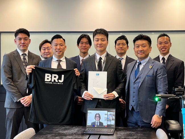 ＢＲＪが初の新卒社員を迎え入れ、入社式を実施