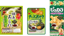 安曇野産本わさび粉末を使用した風味豊かなわさび醤油味の商品