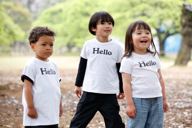 大人顔のKIDS版 HELLO Tシャツに待望のロングスリーブが4/8（水）に登場