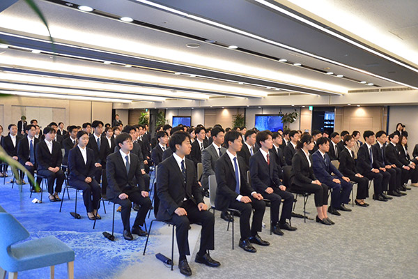 入社式社長挨拶