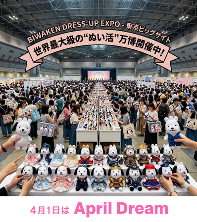 「びわけん」が世界のファッション界を席巻！　東京ビッグサイトで「びわけん着せ替え万博」開催