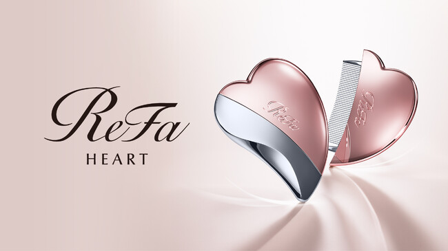 髪と心が整うひととき。2wayで引き立てる、私らしい美しさ。「ReFa HEART COMB CAXA（リファハートコーム カッサ）」2026年4月22日（水）ReFa GINZAにて発売。