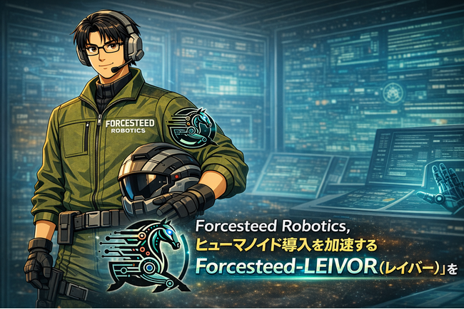 Forcesteed Robotics、ヒューマノイドの現場導入を加速する汎用ヒューマノイドコントローラ「Forcesteed-LEIVOR」を開発