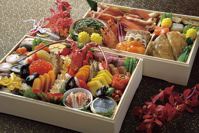 【ホテル椿山荘東京】料理長が厳選した食材が並ぶ、迎春にふさわしい極上の逸品おせち3種類のご予約を9月1日より受付開始