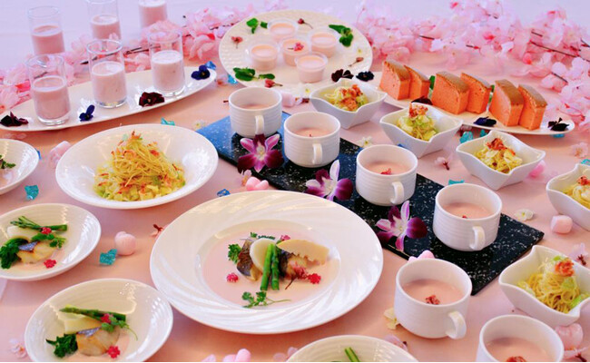 【東京ベイ有明ワシントンホテル　ジョージタウン】桜満載の【春のスペシャル朝食ビュッフェ】4月1日スタート