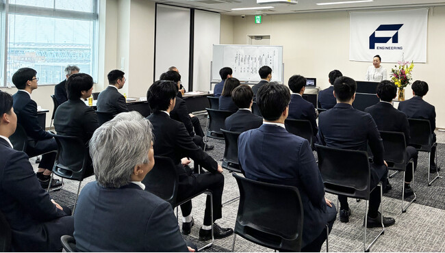 中小企業で全国から新卒15名採用！中途採用含む24名の新入社員の新たな一歩【入社式】