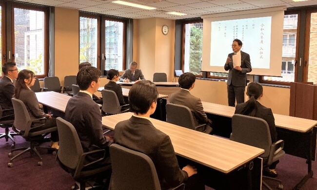 株式会社青山財産ネットワークス　令和8年度入社式を開催