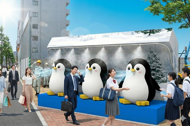 【熱中症対策の新定番】空気で膨らむ冷却設備「ミストウォール」本格展開。過酷な現場やイベント会場の安全を確保