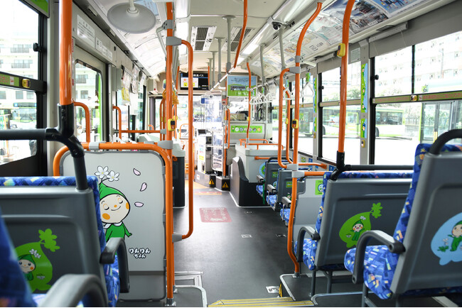 【板橋区×国際興業株式会社】いたばし観光キャラクターの車内装飾バス運行スタート！！