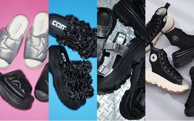 【CONVERSE】2026年春夏コレクションより、ボリュームソールを採用したサンダル5型が登場