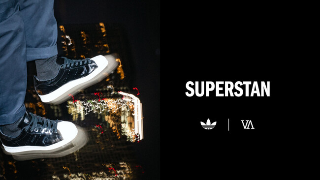 コンセプトストア「V.A.」と「アディダス オリジナルス」がタッグを組み制作した「SUPERSTAN」を2026年4月11日（土）より発売開始
