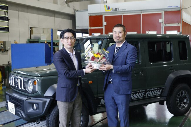 【水戸自動車大学校】人気モデル「ジムニーノマド」を実習車に導入！卒業生企業との“循環型エコシステム”で、茨城から次世代の自動車人材を育成