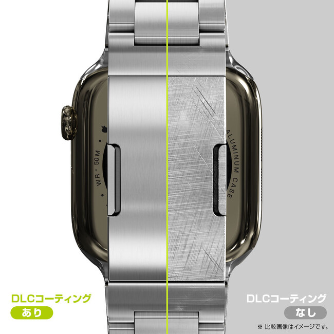 米KeyBudz、316Lステンレス×DLCの上質な輝き、Apple Watch用ラグジュアリーバンド「Spectra」発売