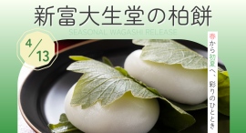 子供の成長を願う初夏の縁起菓子「柏餅」4月13日（月）販売開始。伝統製法で仕上げる季節の和菓子