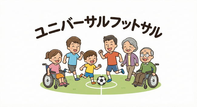 全ての人にフットボールの楽しさを！『ユニバーサルフットサル』を川越で4月29日(水・昭和の日）開催
