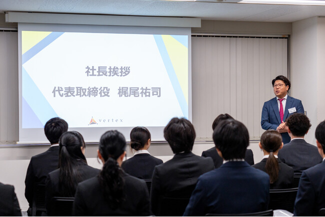 不動産投資のベルテックス　2026年度入社式を開催