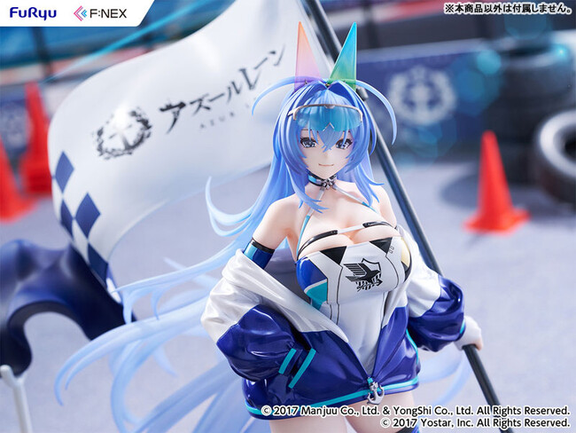 『アズールレーン』より「ニュージャージー」が、スタイリッシュで爽やかなレースクイーン衣装のフィギュアで登場。