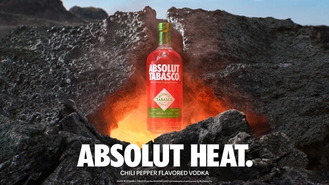 TABASCO(R)ブランドとABSOLUT(R) VODKA、が初のコラボレーション スパイシーなフレーバードウオッカ「ABSOLUT(R) TABASCO(TM)」2026年4月20日（月）より順次販売開始