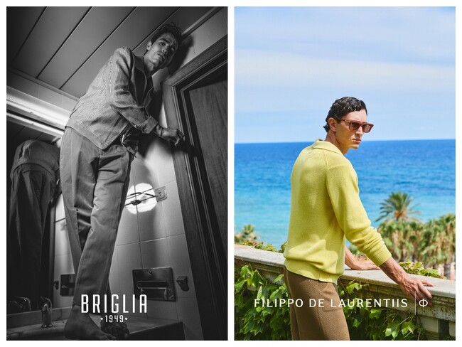イタリアブランド《BRIGLIA 1949》×《FILIPPO DE LAURENTIIS》国内初の複合コーナーが阪急メンズ大阪に誕生