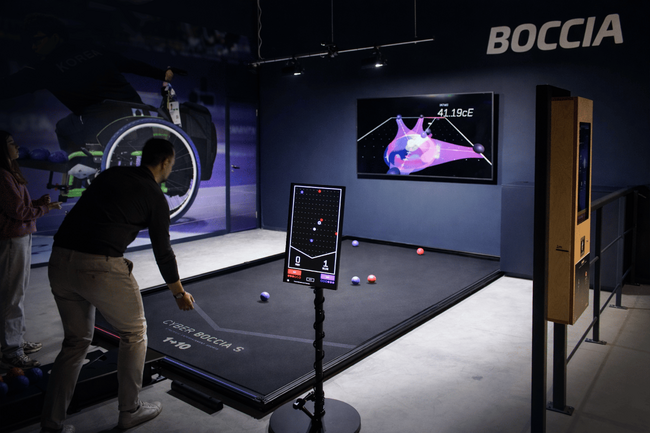 パラスポーツ「ボッチャ」をデジタル化した「CYBER BOCCIA」、ベルギーの体験型スポーツ施設「Sparkx Antwerpen」に常設導入