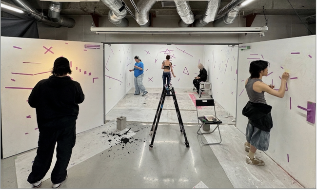 テンプル大学ジャパンキャンパスの授業「Mural Art in Practice」、BnA_WALLで学生による壁画作品を公開