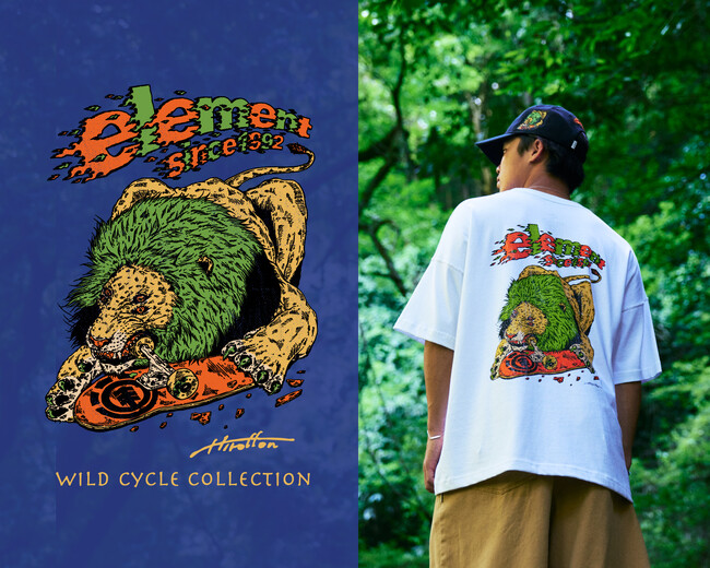 ELEMENT × HIROTTON 第3弾コレクション「WILD CYCLE COLLECTION」発売。自然の循環をテーマにした新作が登場
