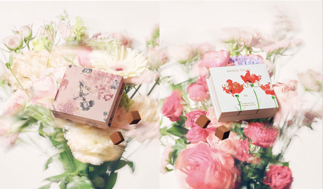 「母の日に、美味しい花束を」国産薔薇の生チョコレートをはじめ、3種の限定品がメゾンカカオより登場