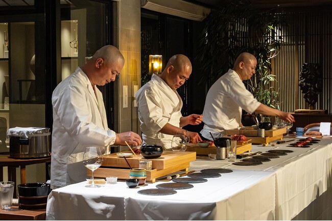 【沖縄古宇利島 One Suite THE GRAND】「鮨 さいとう」「鮨 あらい」「鮨 龍次郎」コラボ美食旅が開催されました