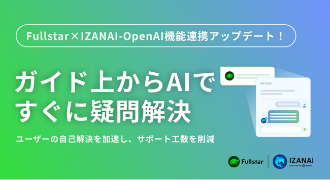 クラウドサーカスのDAP『Fullstar(フルスタ)』とAIチャットボット『IZANAI-OpenAI』が連携！