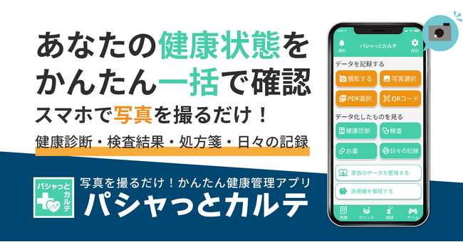 Arteryex、PHRアプリ「パシャっとカルテ」が健康管理サービスへの採用を拡大