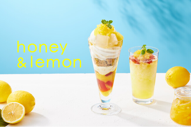 【nana's green tea】初夏限定「honey & lemon」登場　瀬戸内産レモンを使用した自家製はちみつレモンのパフェとドリンクを4月21日より発売