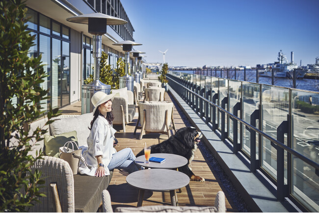 【インターコンチネンタル横浜Pier 8】レストラン＆バー「Larboard」のテラスにて、4月24日（金）よりドッグフレンドリーサービスを開始
