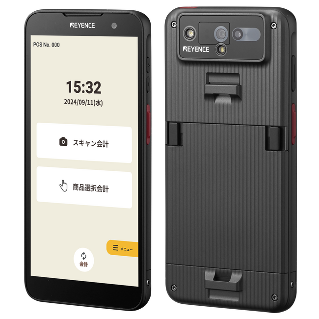 スマホPOS「POS＋ retail」がキーエンス最新ハンディターミナル「DX-A800」に対応