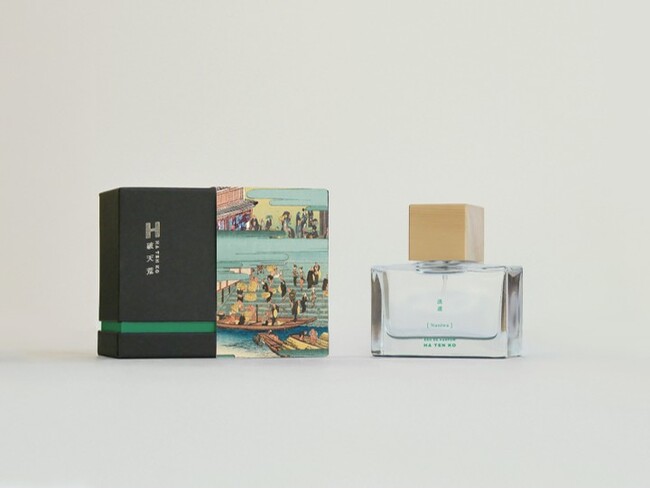 〈破天荒〉より浮世絵着想の数量限定香水「浪速」発売。携帯に便利な30mLサイズも新登場。4月29日（水・祝）より阪急うめだ本店で先行発売・イベント開催。