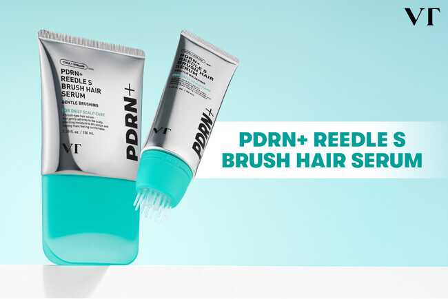 【VT COSMETICS】頭皮ケアとマッサージ※1がこれ1本で叶う「PDRN＋ リードルS ブラシヘアセラム」登場！